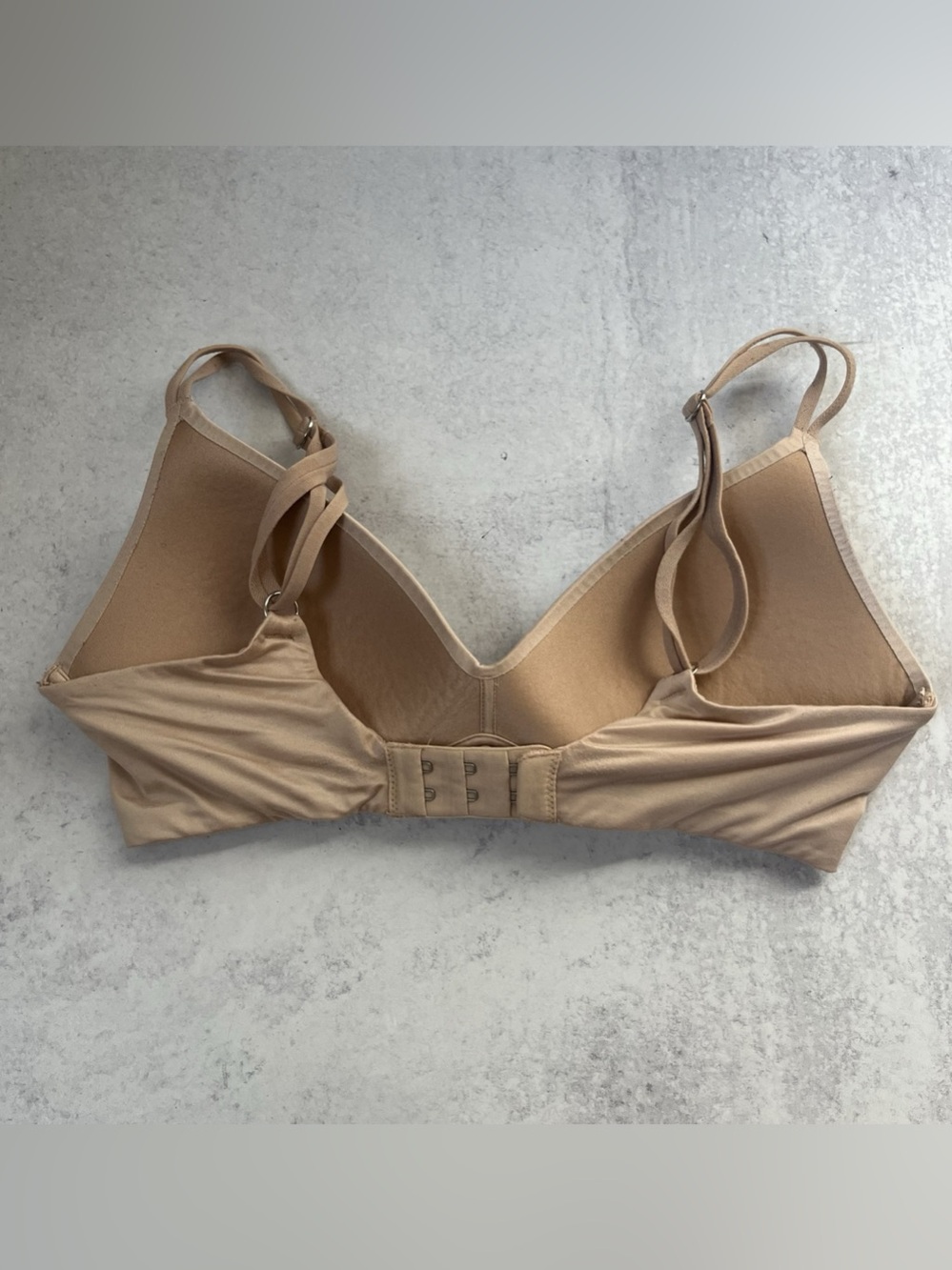 Aerie Bra 32C Real Sunnie Wireless Nude Padded Smooth Neutral - Picture 3 of 4